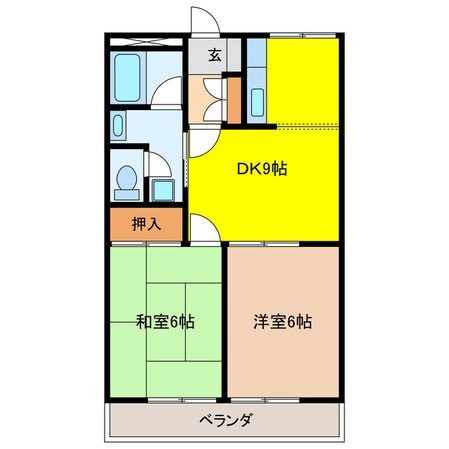 ハイムエスポワールの物件間取画像